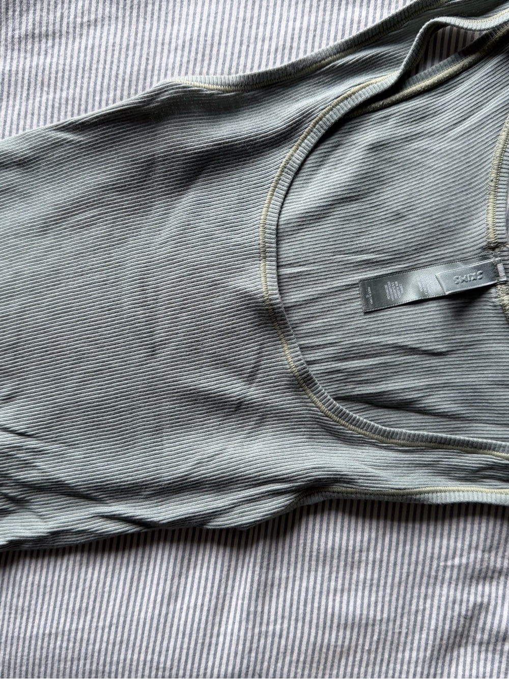 Skims sage green tank
